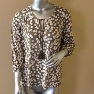 BODEN Jersey Knit Peasant Top